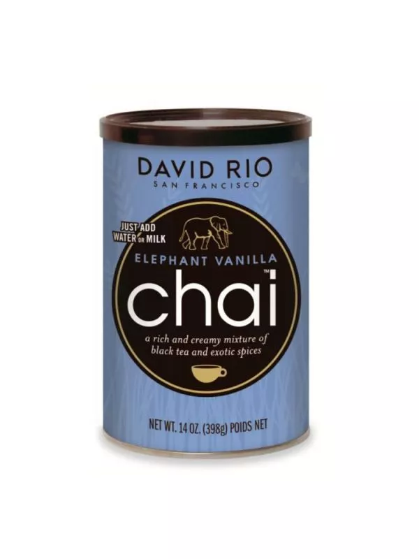 David Rio Elephant Vanilla Chai - dóza 398 g