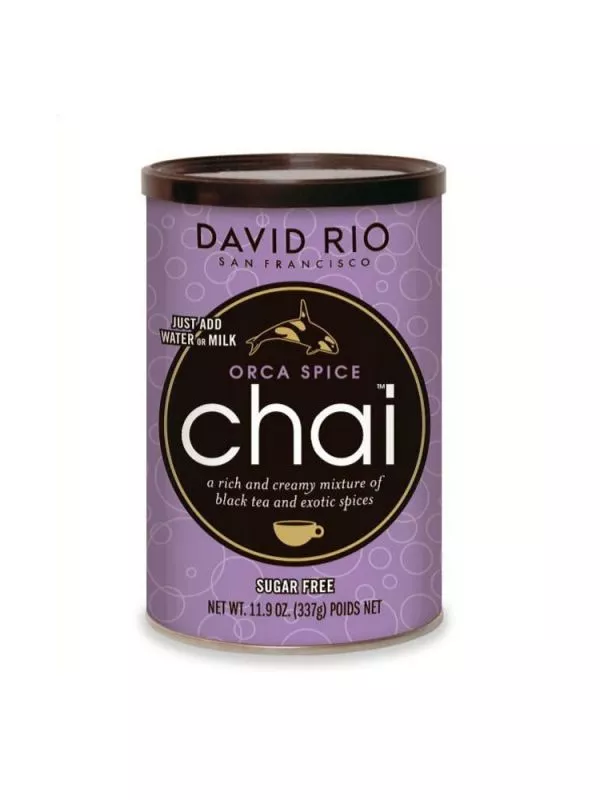 David Rio Orca Spice Sugarfree Chai - bez cukru - dóza 337 g