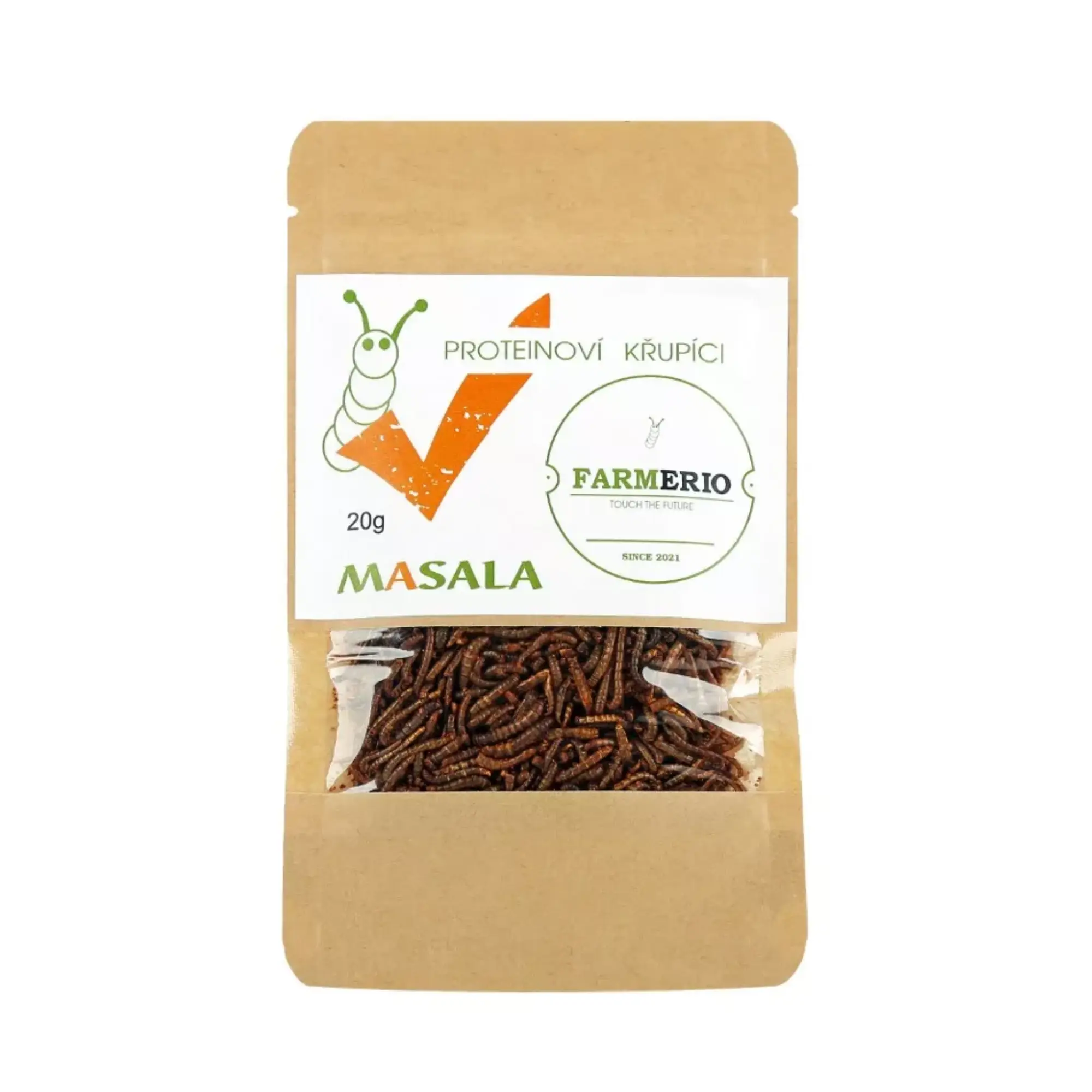 Farmerio proteinoví křupíci MASALA 20g